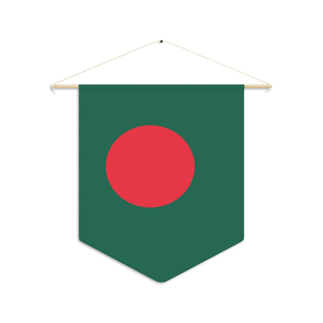 Fanion Drapeau du Bangladesh à suspendre en polyester - Pixelforma