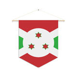 Fanion Drapeau du Burundi à suspendre en polyester - Pixelforma