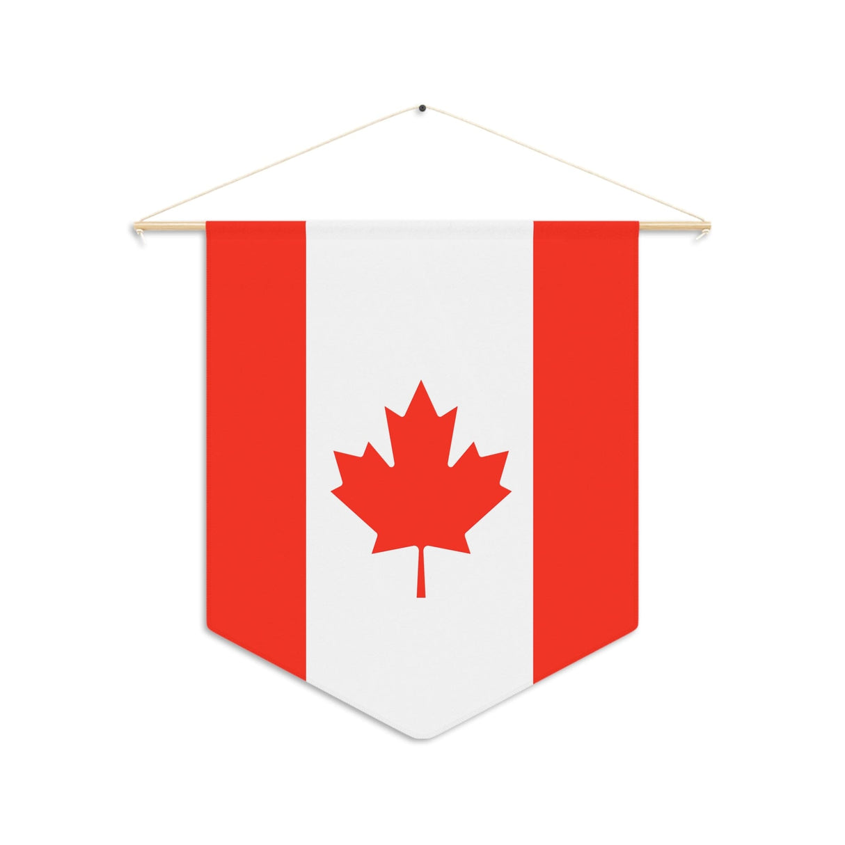 Polyester Hanging Canada Flag Pennant - Pixelforma