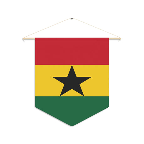 Ghana Flag Hanging Polyester Pennant - Pixelforma