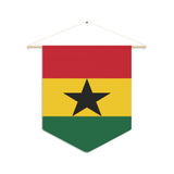 Fanion Drapeau du Ghana à suspendre en polyester - Pixelforma