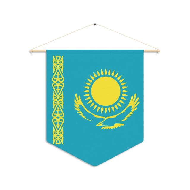 Fanion Drapeau du Kazakhstan à suspendre en polyester - Pixelforma