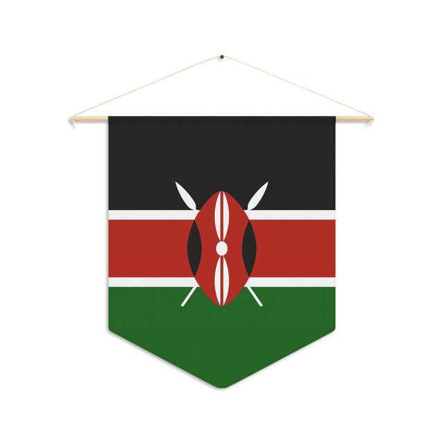 Fanion Drapeau du Kenya à suspendre en polyester - Pixelforma