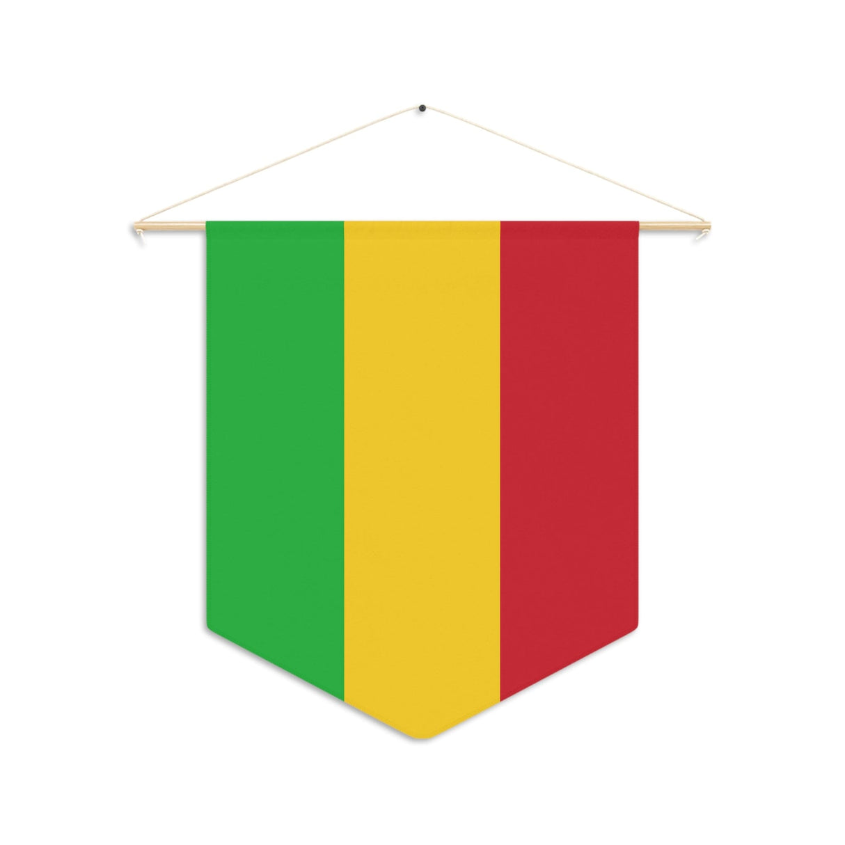 Mali flag pennant to hang in polyester - Pixelforma