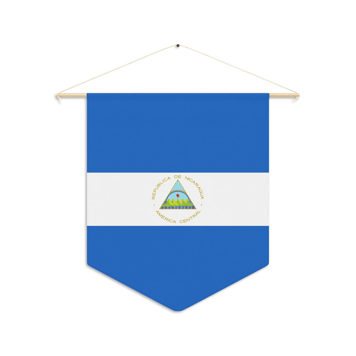 Fanion Drapeau du Nicaragua à suspendre en polyester - Pixelforma