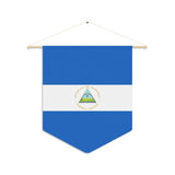 Fanion Drapeau du Nicaragua à suspendre en polyester - Pixelforma