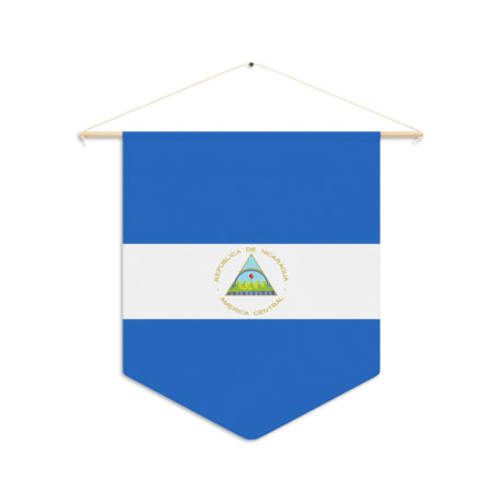 Fanion Drapeau du Nicaragua à suspendre en polyester - Pixelforma