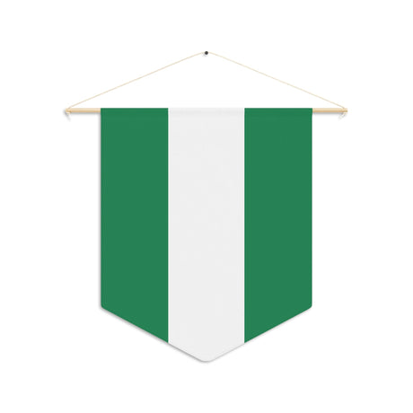 Nigeria Flag Hanging Polyester Pennant - Pixelforma