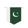 Pakistan Flag Hanging Polyester Pennant - Pixelforma