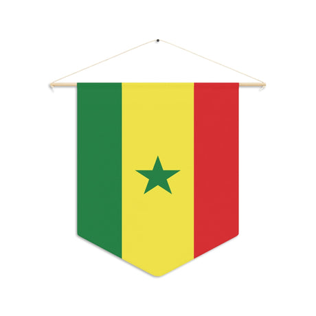 Senegal Flag Hanging Polyester Pennant - Pixelforma