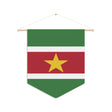 Suriname Flag Hanging Polyester Pennant - Pixelforma