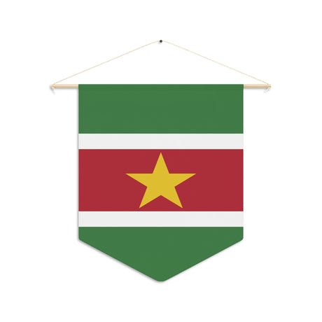 Suriname Flag Hanging Polyester Pennant - Pixelforma