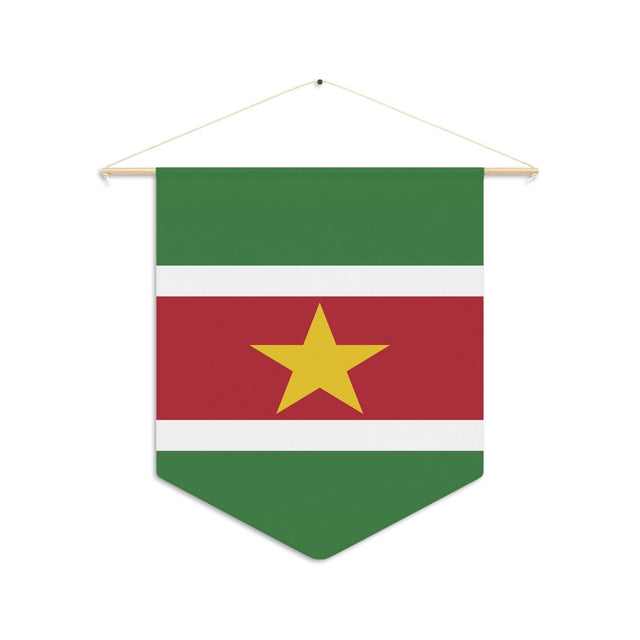 Fanion Drapeau du Suriname à suspendre en polyester - Pixelforma