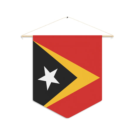 East Timorese Flag Hanging Polyester Pennant - Pixelforma