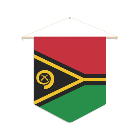 Vanuatu Flag Hanging Polyester Pennant - Pixelforma
