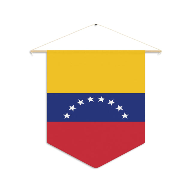 Venezuelan Flag Hanging Polyester Pennant - Pixelforma