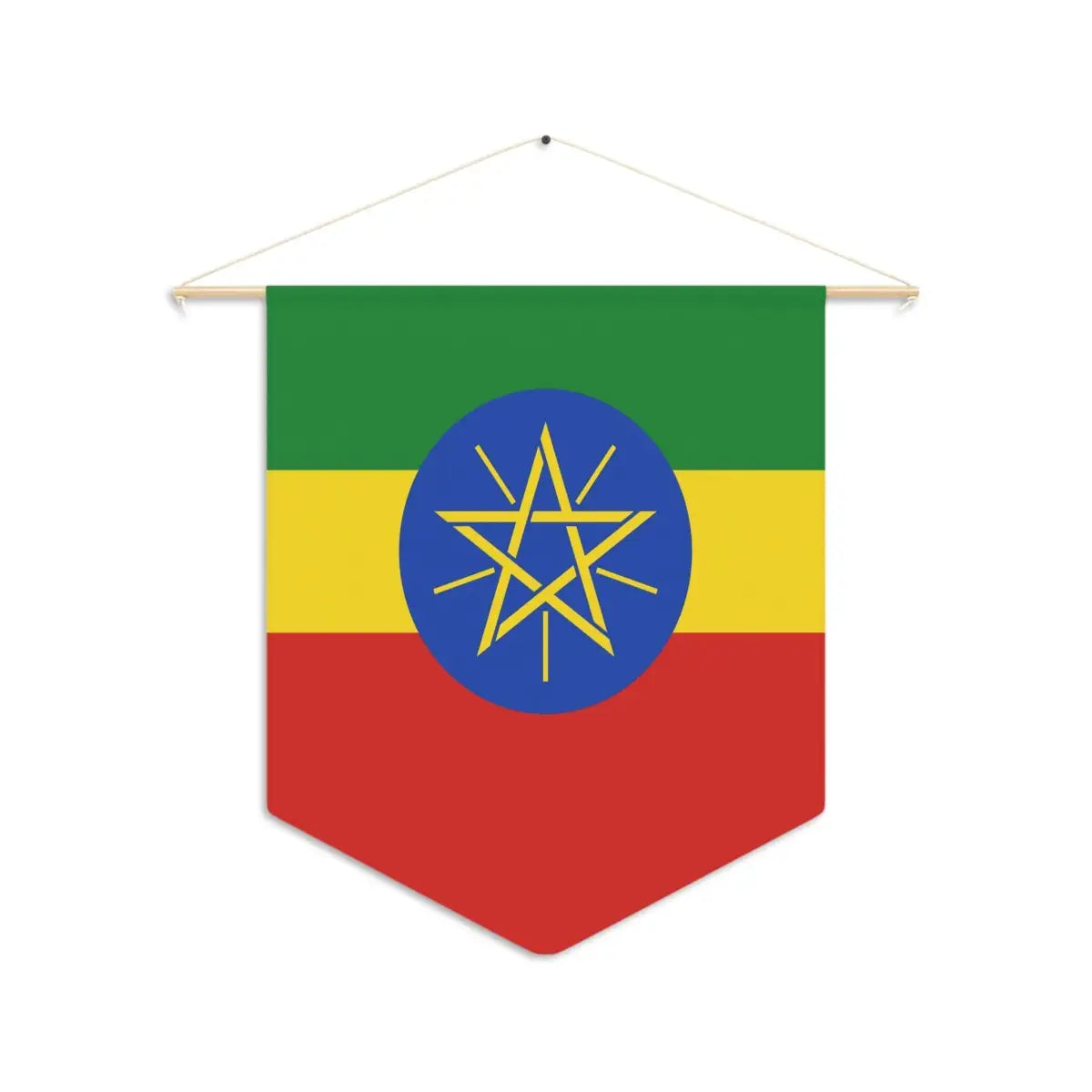 Flag of Ethiopia pennant to hang – Pixelforma