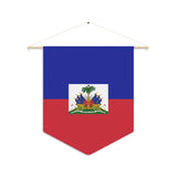 Fanion drapeau haïti en polyester - pixelforma