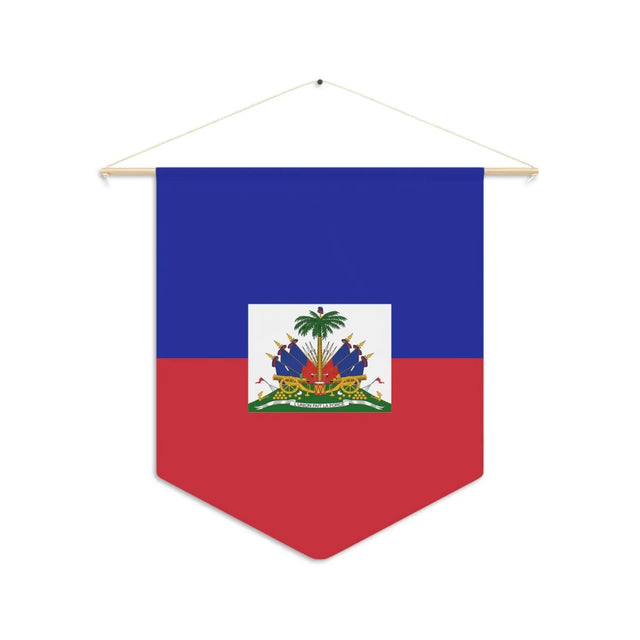 Fanion drapeau haïti en polyester - pixelforma