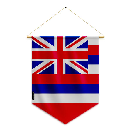 Fanion drapeau hawaï en polyester à suspendre coloré
