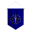 Fanion drapeau indiana en polyester à suspendre robuste