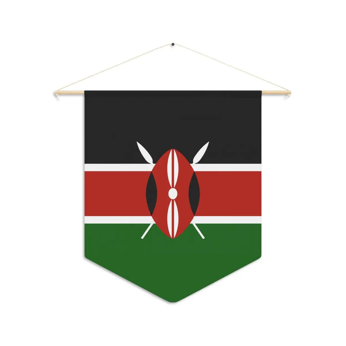 Fanion drapeau kenya en polyester - pixelforma