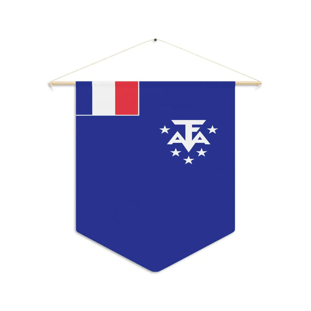 Fanion drapeau l’antarctique française en polyester - pixelforma