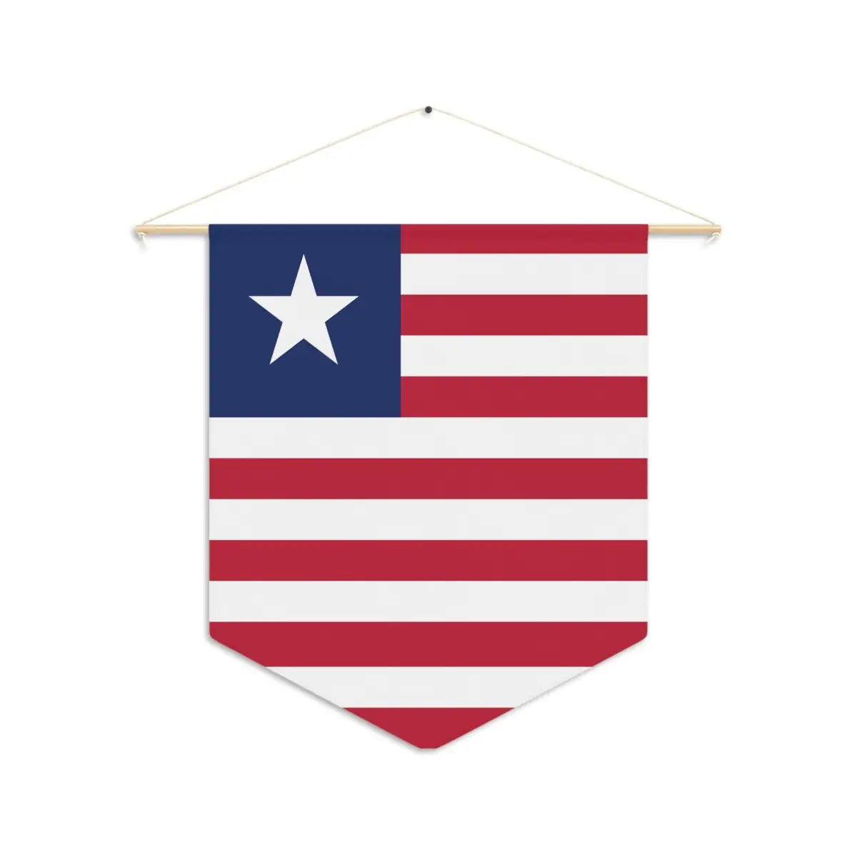 Fanion Drapeau Liberia en Polyester - Pixelforma 