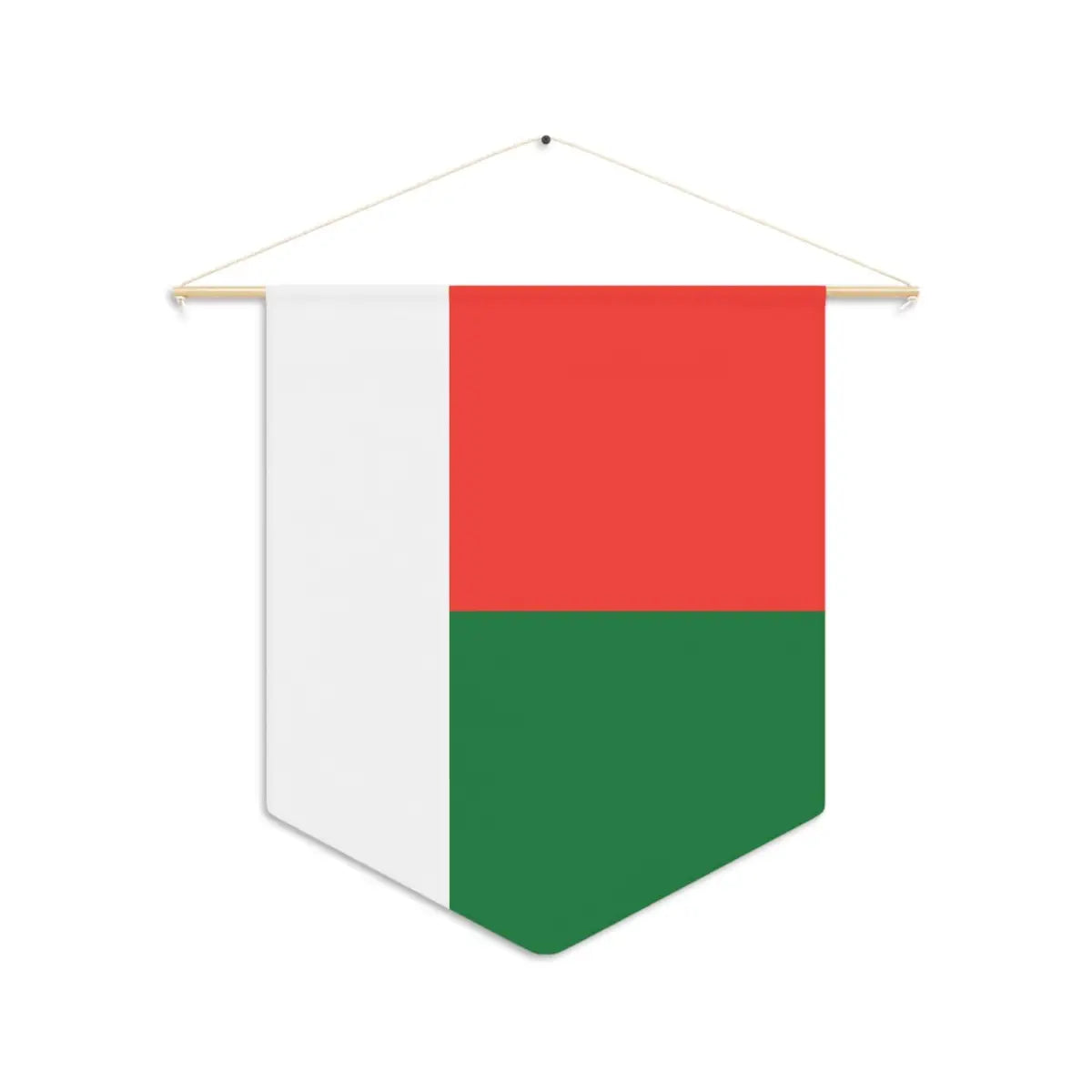 Fanion drapeau madagascar en polyester - pixelforma