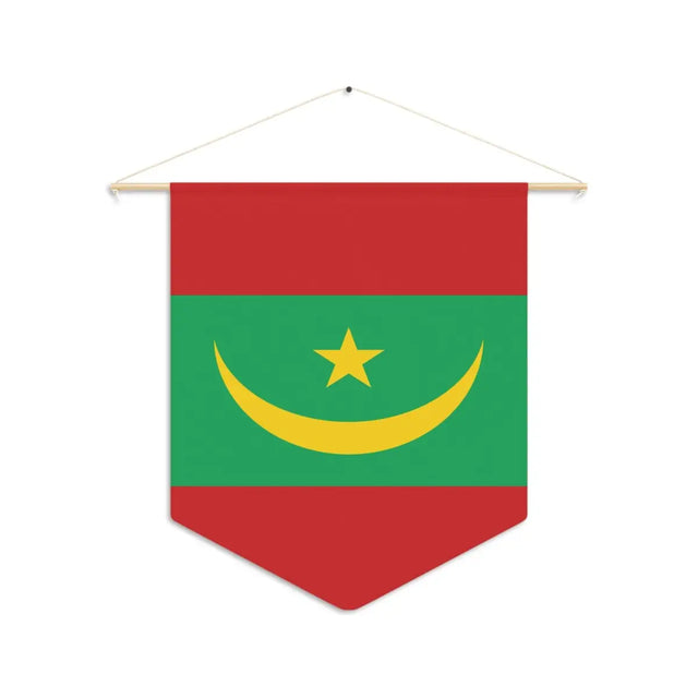 Fanion drapeau mauritanie en polyester - pixelforma