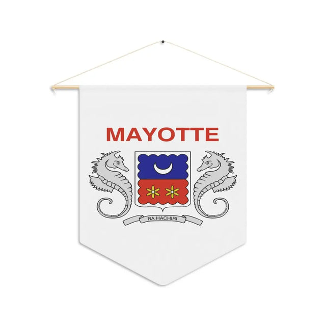 Fanion drapeau mayotte en polyester - pixelforma