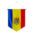 Fanion drapeau moldavie polyester à suspendre résistant