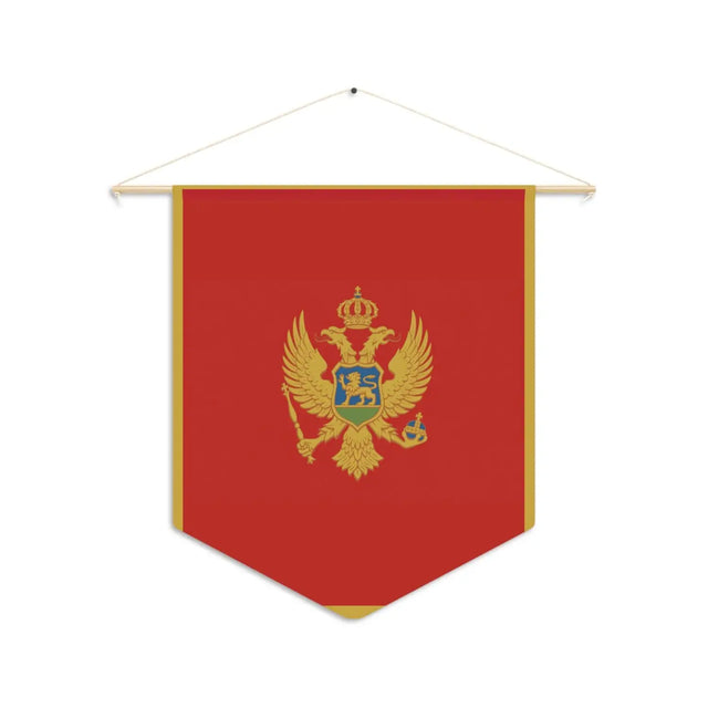 Fanion drapeau monténégro en polyester - pixelforma