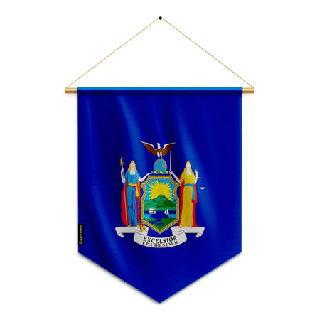 Fanion drapeau new york en polyester à suspendre