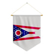 Fanion drapeau ohio en polyester à suspendre décoratif