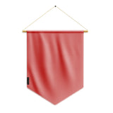 Fanion drapeau rouge clair france en polyester à suspendre