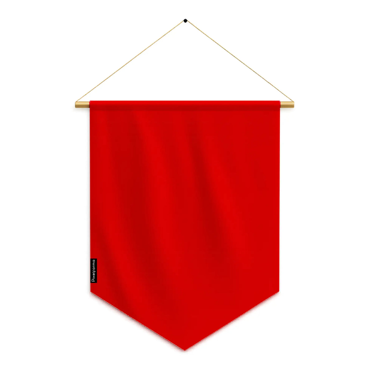 Fanion drapeau rouge france en polyester à suspendre