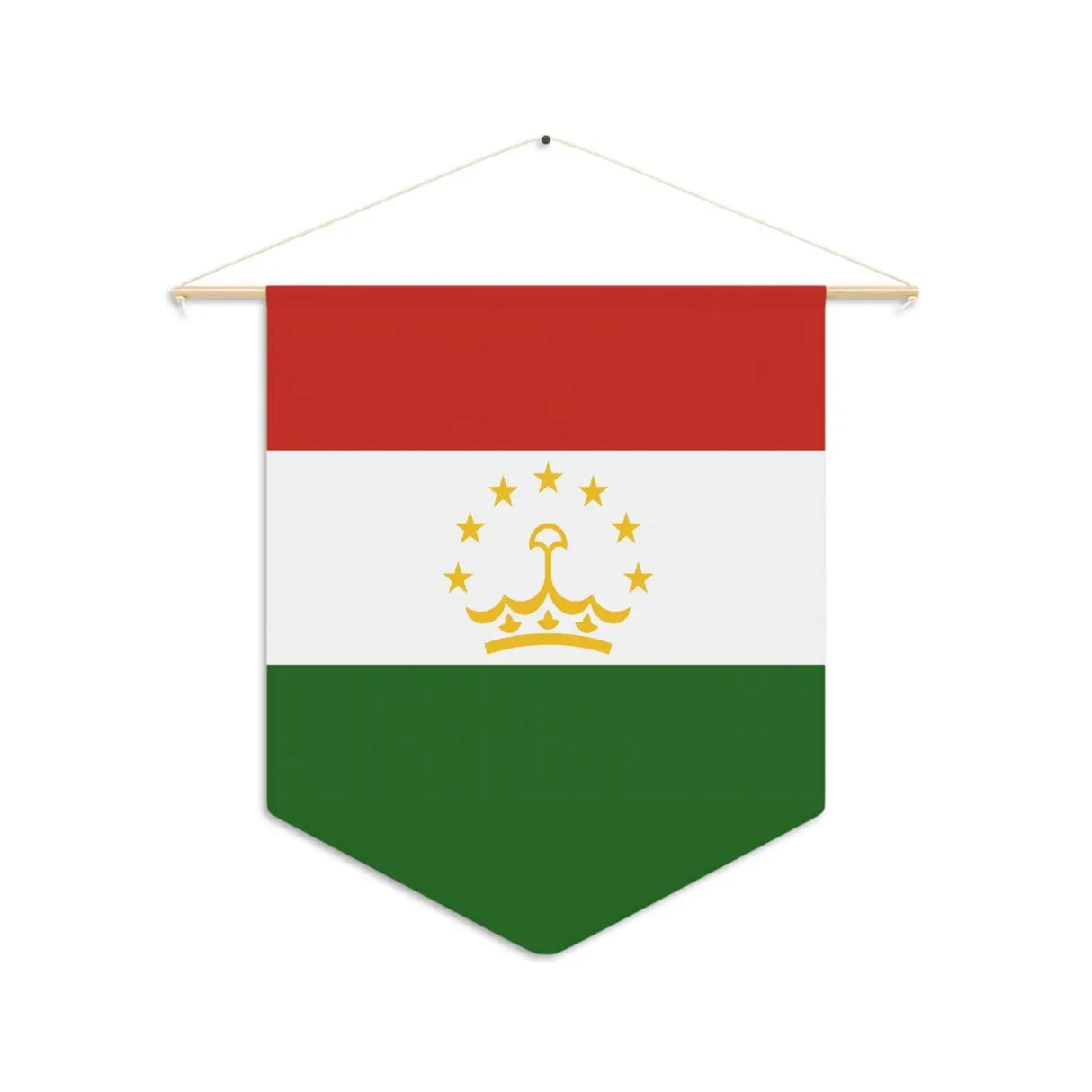 Fanion drapeau tadjikistan en polyester - pixelforma