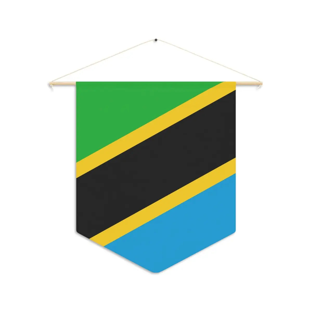 Fanion drapeau tanzanie en polyester - pixelforma
