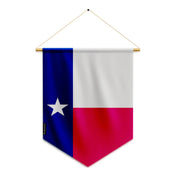 Fanion drapeau texas polyester à suspendre pour décoration