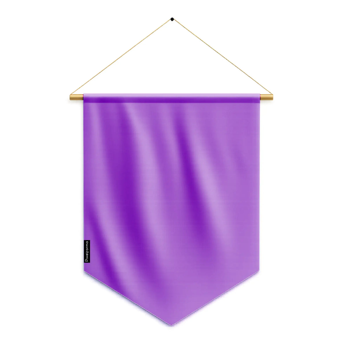 Fanion drapeau violet france en polyester à suspendre