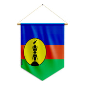 Fanion nouvelle-calédonie polyester couleurs éclatantes