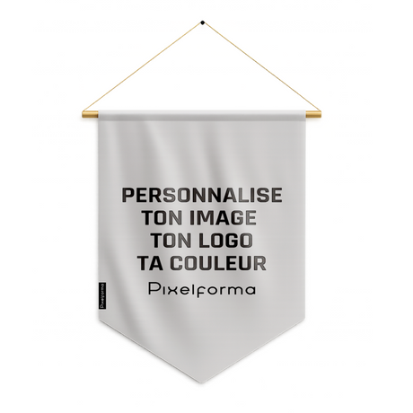Fanion personnalisé france polyester impression nette durable