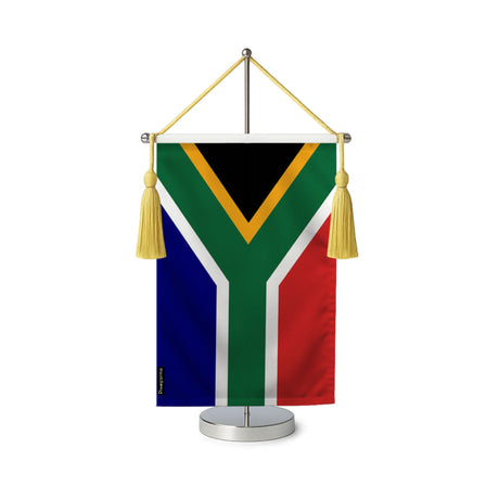 Fanion table drapeau afrique du sud en polyester