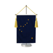 Fanion table drapeau alaska en polyester