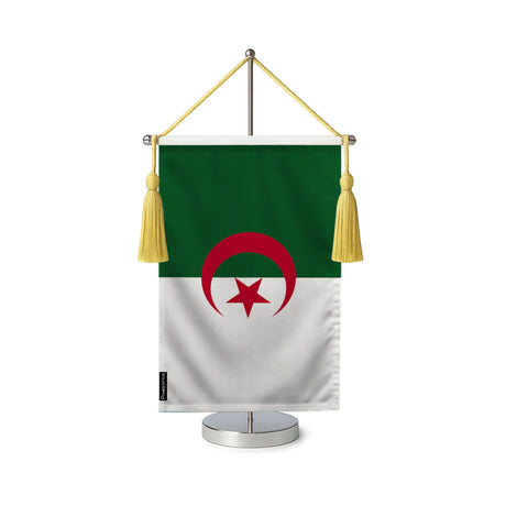 Fanion table drapeau algérie en polyester