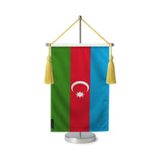 Fanion table drapeau azerbaïdjan en polyester