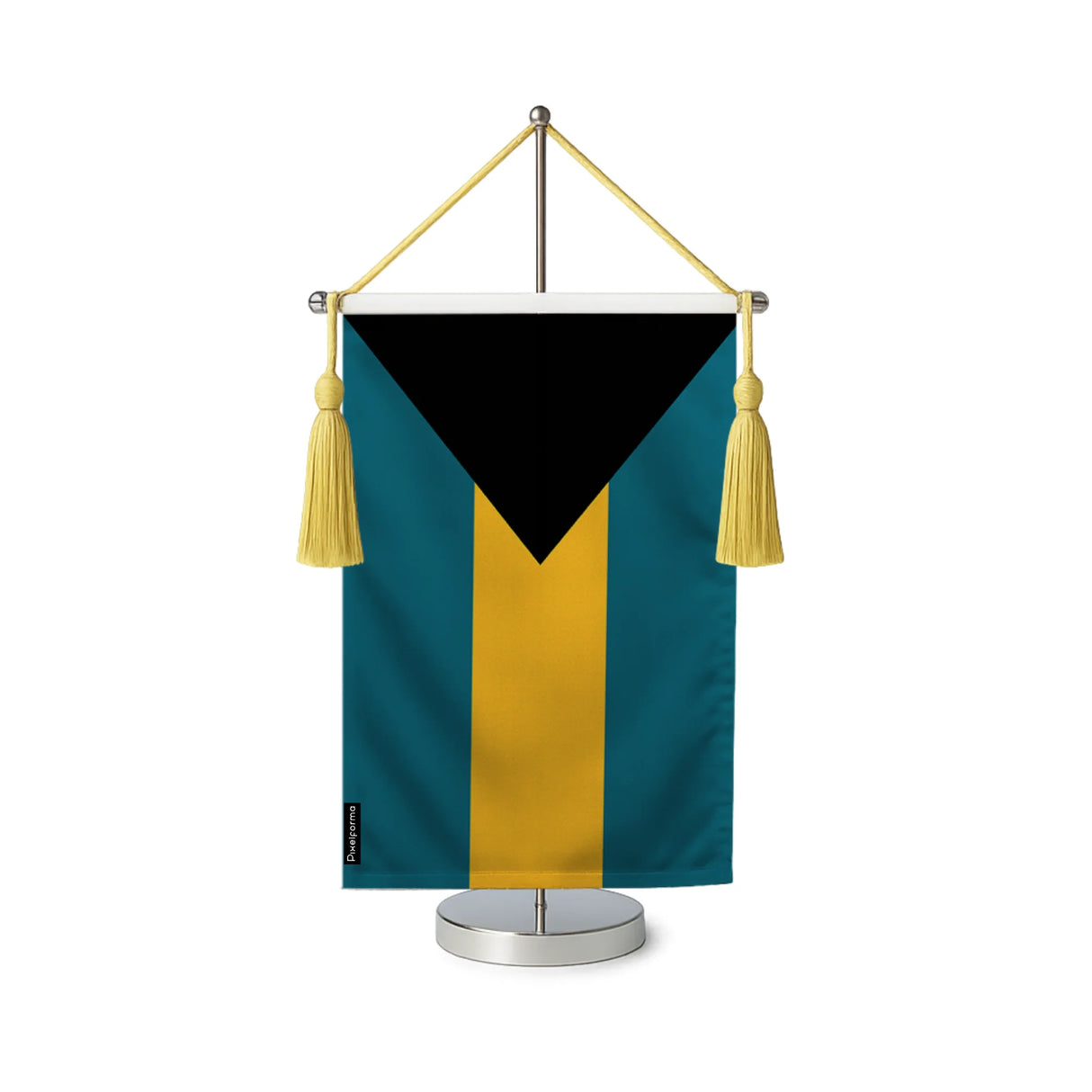 Fanion table drapeau bahamas en polyester