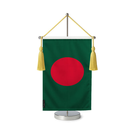 Fanion table drapeau bangladesh en polyester