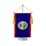 Fanion table drapeau belize en polyester